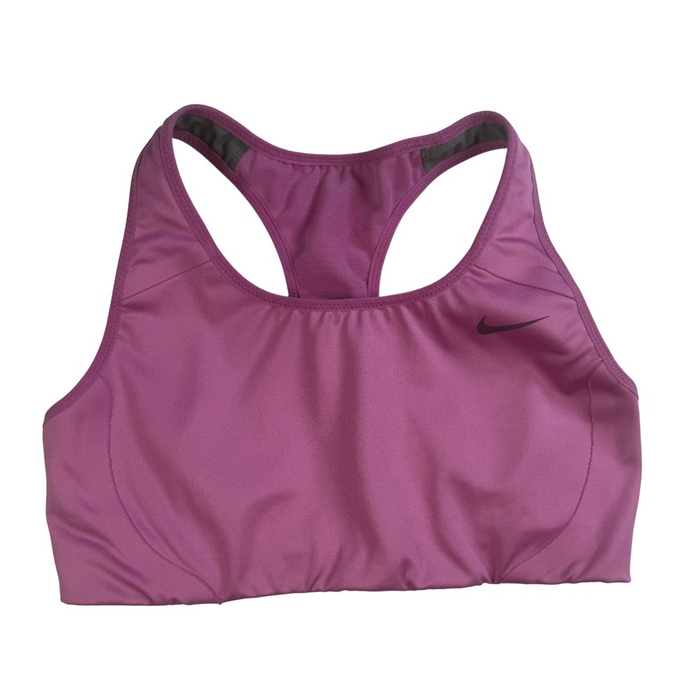 Nike Dri-FIT Sports Bra Small Pink Purple Racerback Athletic Top‎ Running Yoga